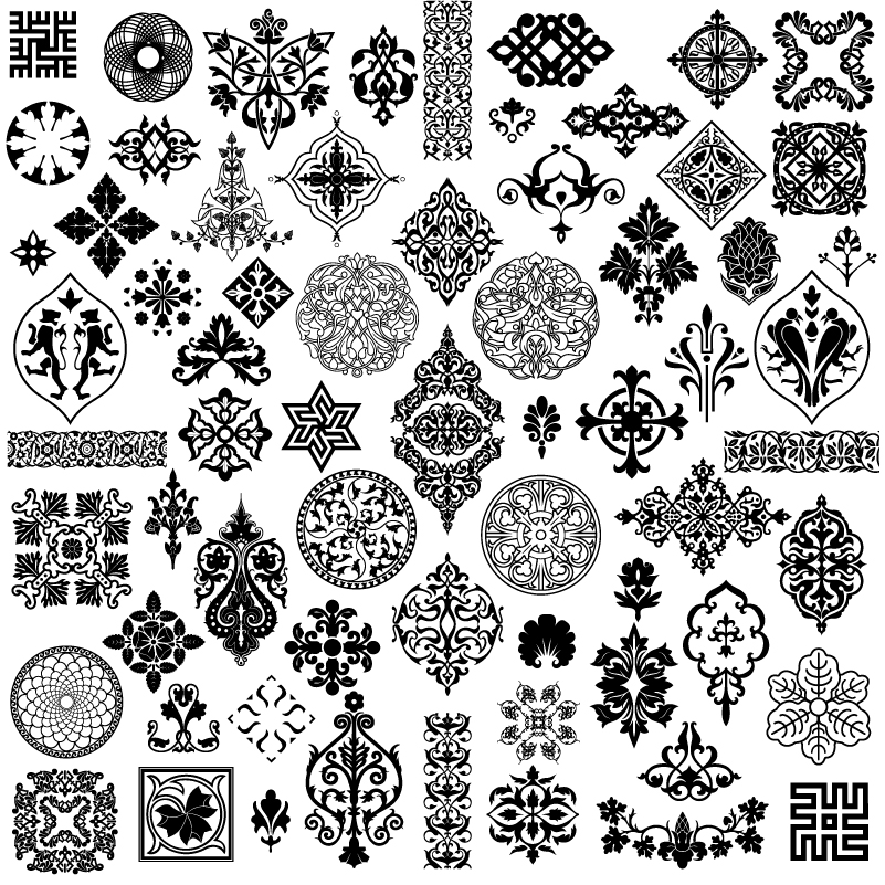 801x801 The Style Of Ancient Pattern Vector Free Vector 4vector