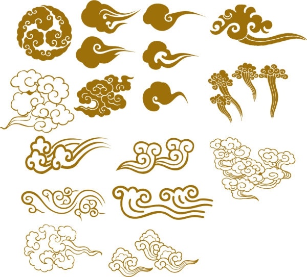 600x543 Traditional Pattern Xiangyun Vector Ai Format Free Vector In Adobe