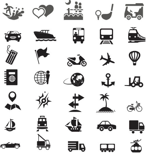 503x527 Travel Icons Free Vector Ai Format Free Vector Download