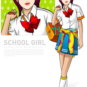 300x300 25 Ai Vectors School Girls