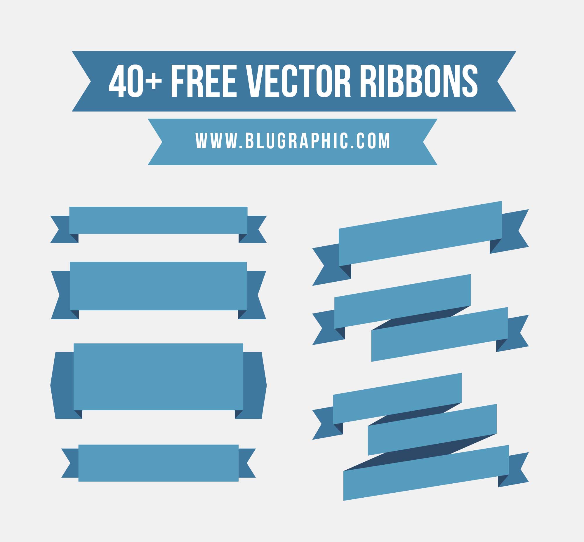 2000x1857 Free Vector Ribbons (Ai)