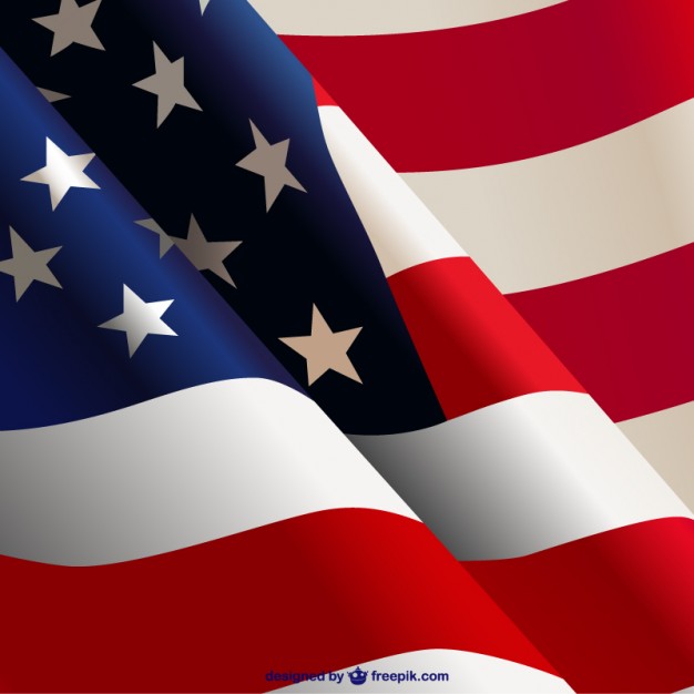 626x626 Waving American Flag Vector Free Download