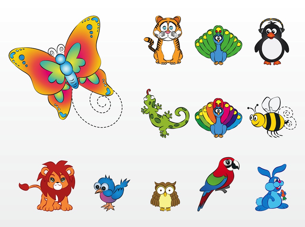1024x765 Cute Animals Vector Vector Art Amp Graphics
