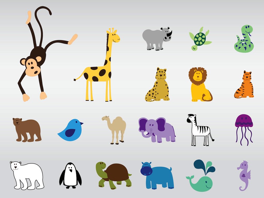 1024x769 Cute Vector Animals Vector Art Amp Graphics