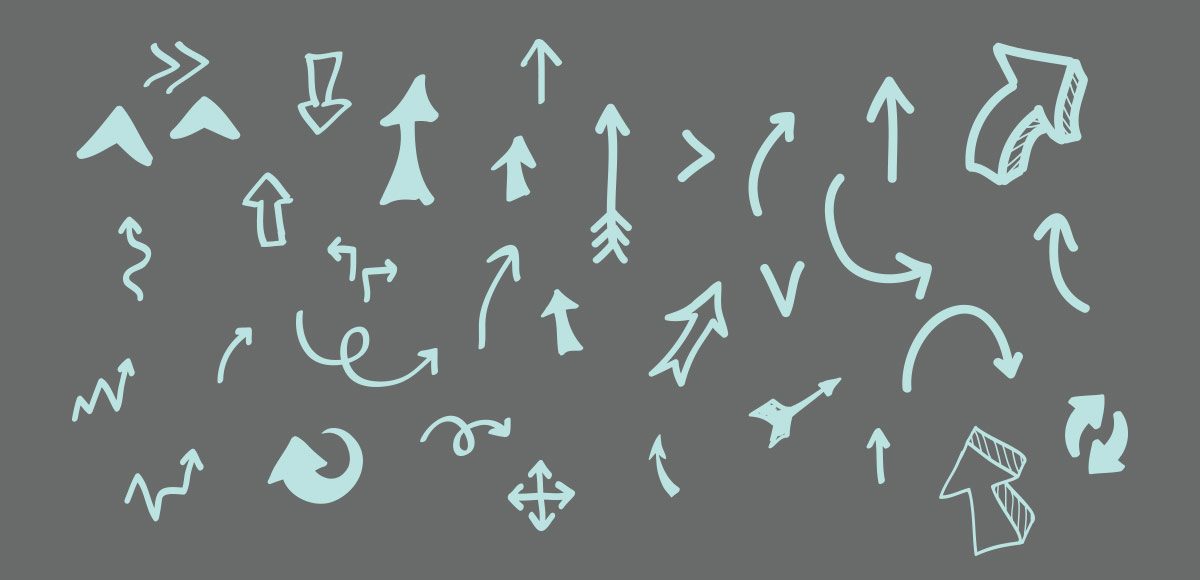1200x580 Freebie Hand Drawn Vector Arrows