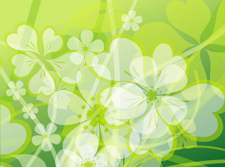 452x336 Abstract Flowers Background