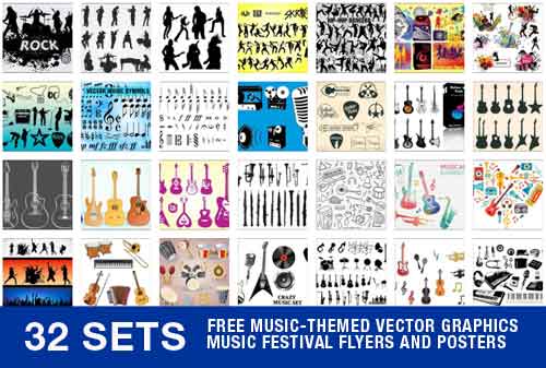 500x337 Music Clip Art 32 Sets Of Free Vector Graphics To Download