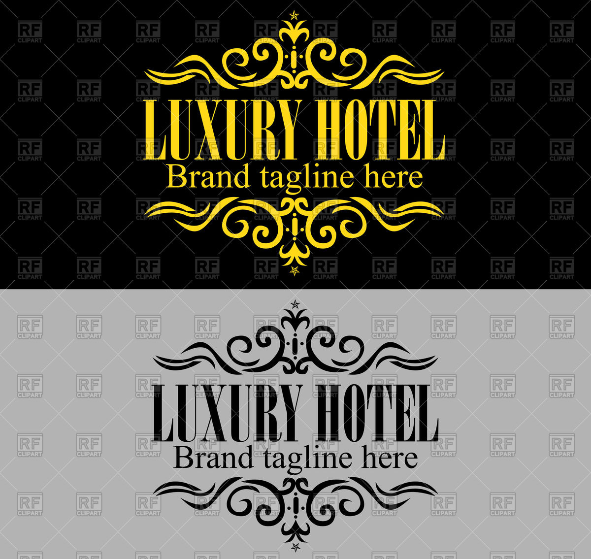 1200x1135 Luxury Hotel Logo Vector Image Vector Artwork Of Icons And