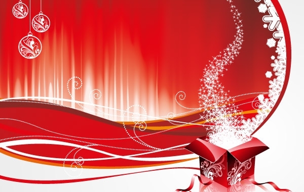 600x380 Free Vectors New Year Themes Wallpaper Vector Background Design
