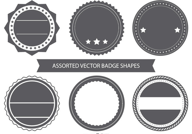632x443 Blank Vintage Badge Shapes Free Vector Download 383239 Cannypic