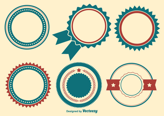 572x407 Patriotic Badge Shapes Vector Free Vector Download In .ai, .eps