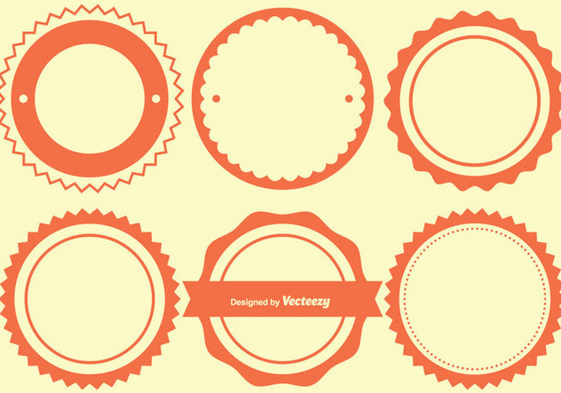 632x443 Vector Badge Shape Set Free Vector Download 355199 Cannypic