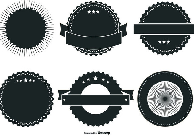 632x443 Vector Badge Shapes Collection Free Vector Download 407305 Cannypic
