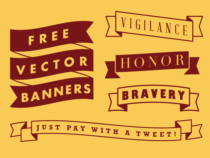 800x600 Free Vector Banners By