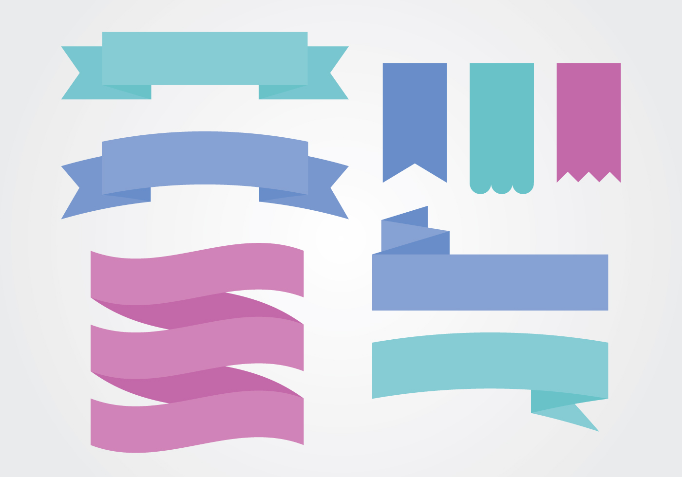 1400x980 Ribbon Free Vector Art