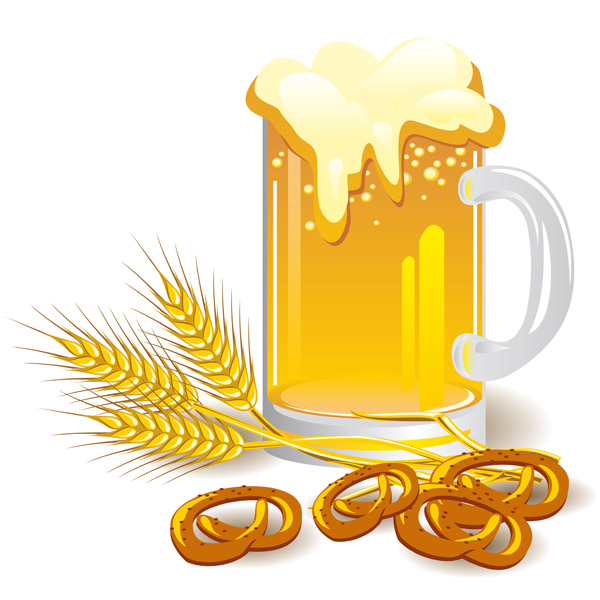 600x600 Beer And Football Vector Free Vector 4vector