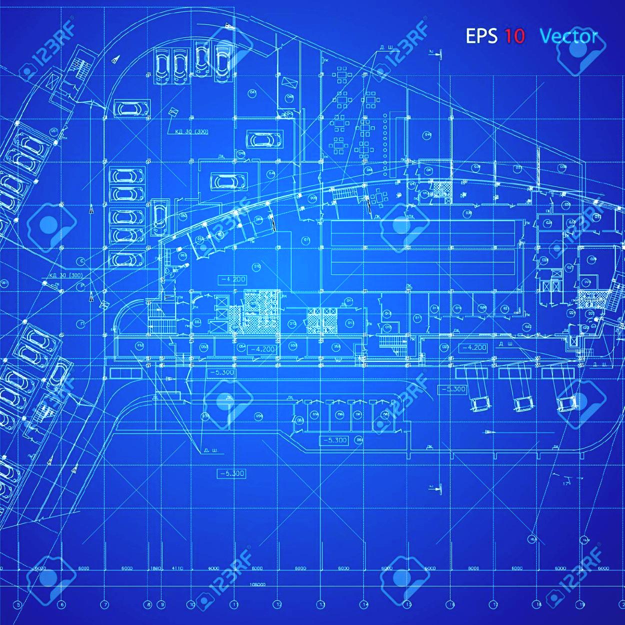 1250x1250 Urban Blueprint Architectural Background Royalty Free Cliparts