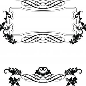 300x300 Free Vintage Frame Border Clip Art Vector Shopatcloth