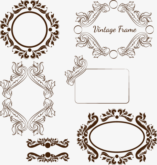 650x683 Vector Border, Frame, Label, Vector Free Download Png And Vector