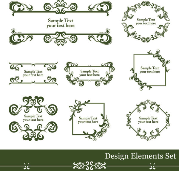 600x574 Vintage Lace Vector Borders 01 Free Download