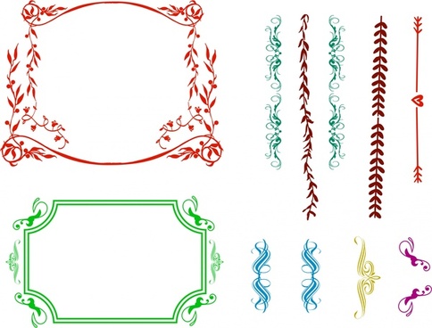 484x368 Colorful Border Free Vector Download (29,069 Free Vector) For