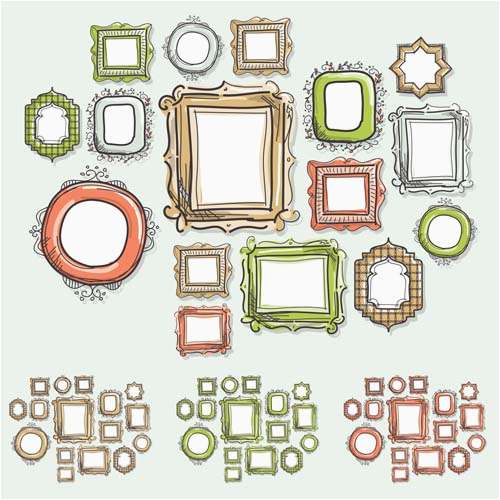500x500 Vector Borders And Frames Collection 10 Free Vector Borders Frames
