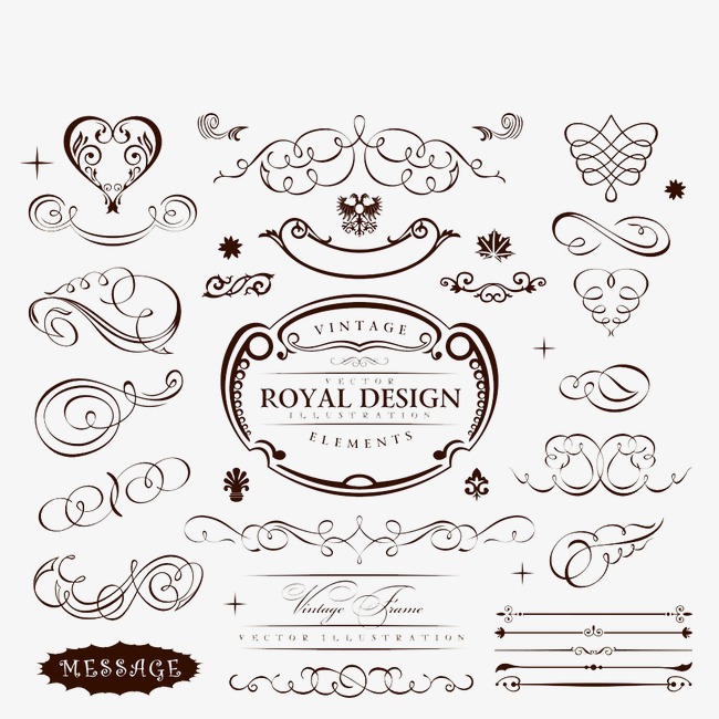 650x650 Vector Wedding Border, Wedding Vector, Border Vector, Retro Png