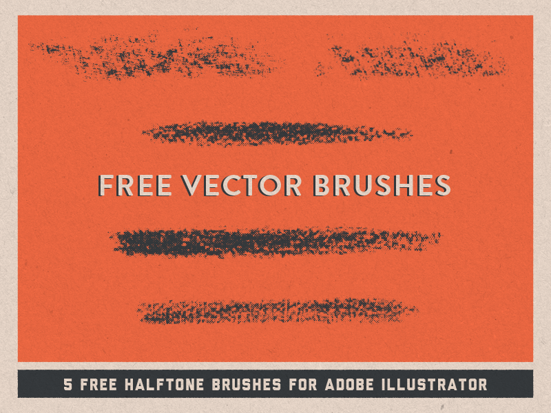 800x600 Free Halftone Vector Brushes By Rob Brink