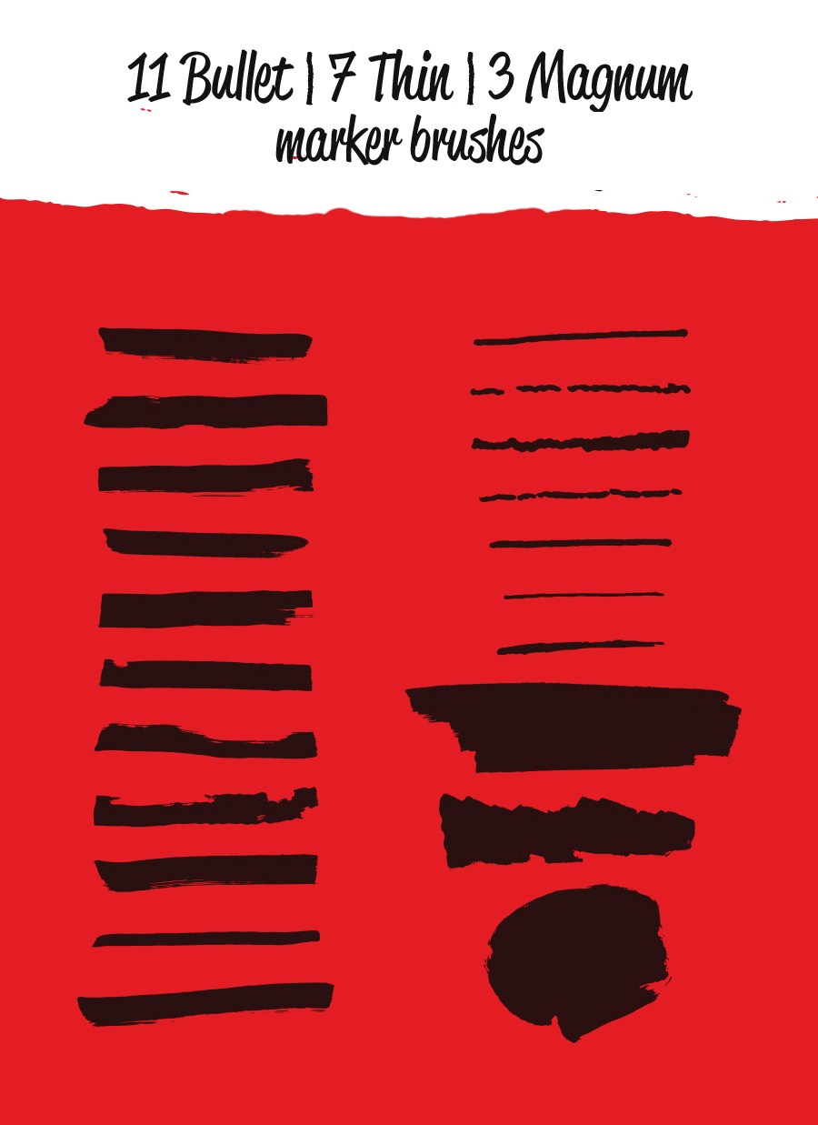 900x1237 Free Sharpie Marker Vector Brushes Free Design Resources