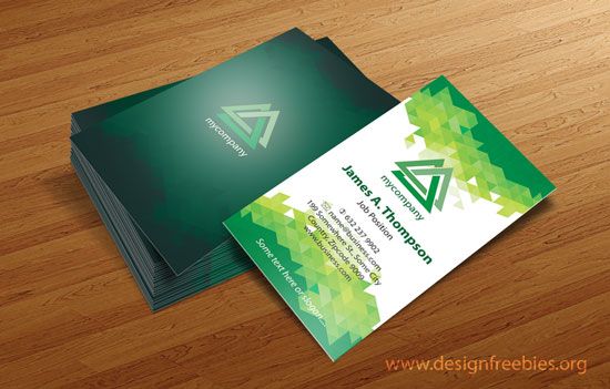 550x351 Free Vector Business Card Design Templates Illustrator Vector