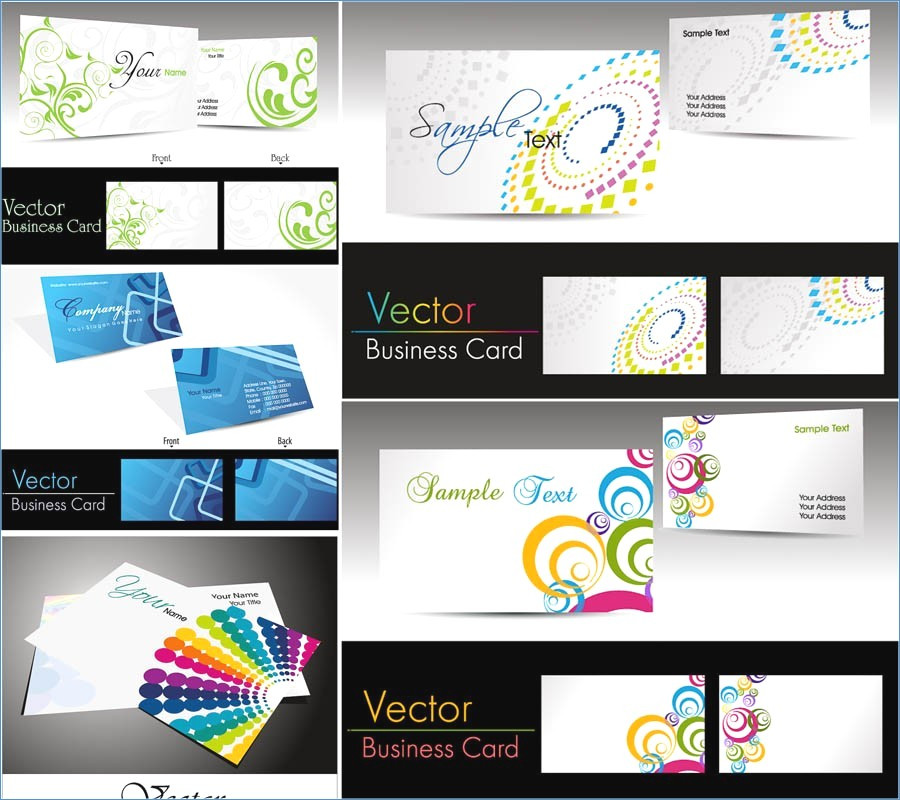 900x800 Free Vector Business Card Templates New Vector Business Card