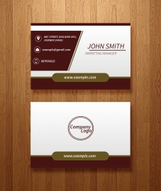 227x268 Free Business Card Templates Ai Vectors Stock For Free Download