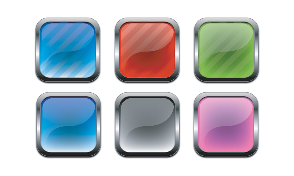 1000x600 Free Vector Buttons And Icons