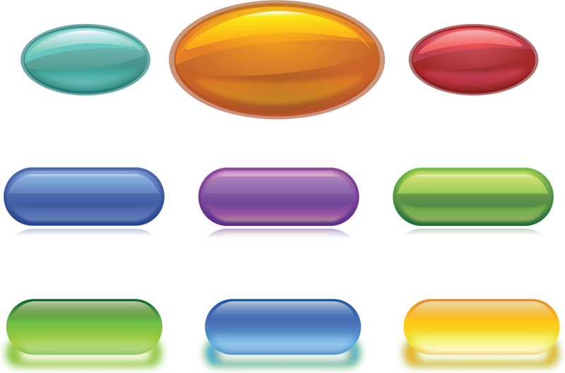 800x528 Free Vector Glossy Buttons