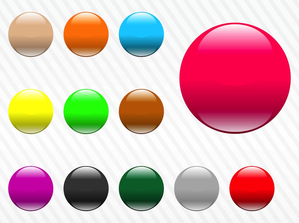 1024x764 Glossy Buttons Vector Art Amp Graphics