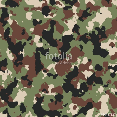 500x500 Dark Woodland Seamless Vector Camo Pattern Stock Image And