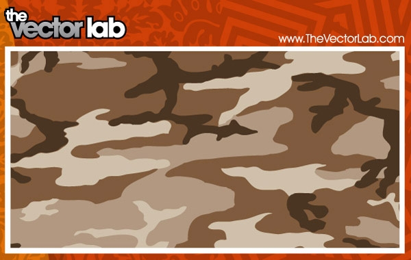 600x380 Vector Camo Pattern Free Vector