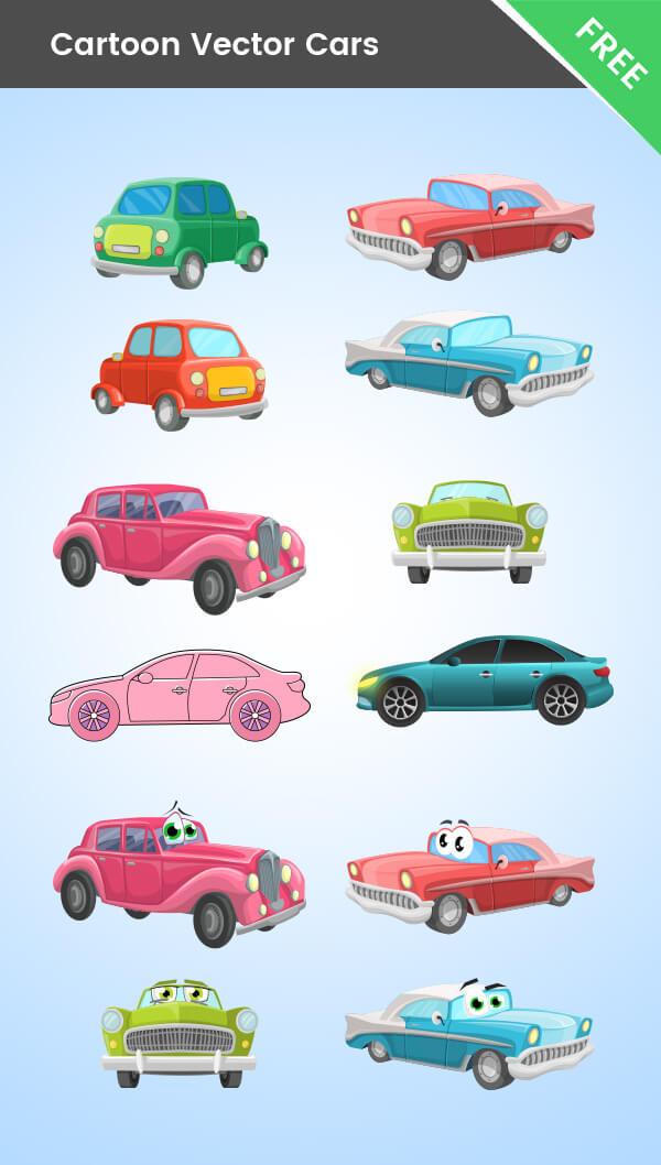 600x1058 Cartoon Cars Vector Mega Collection