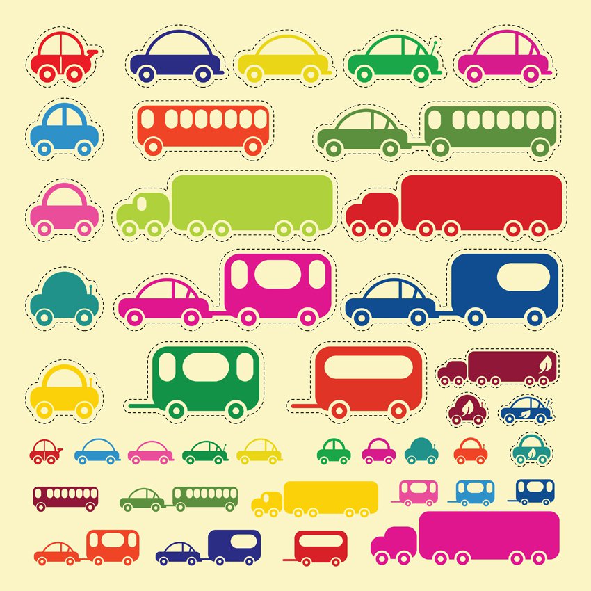 850x850 Car Truck Bus Vectors Vector Art Amp Graphics