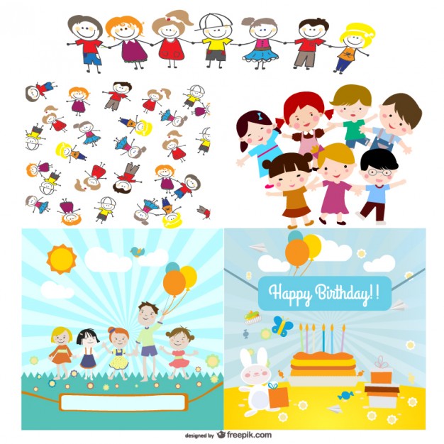 626x626 Cute Cartoon Characters Vector Vector Free Download
