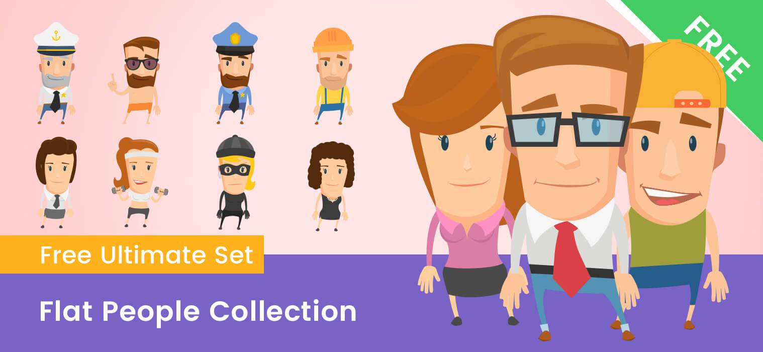 1518x700 Free Vector Cartoon Characters And Illustrations