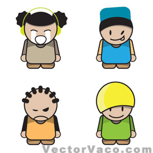300x300 Vector Cartoon Characters