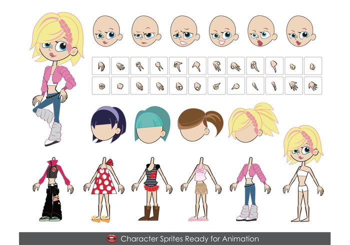 700x490 Free Female Vector Characters