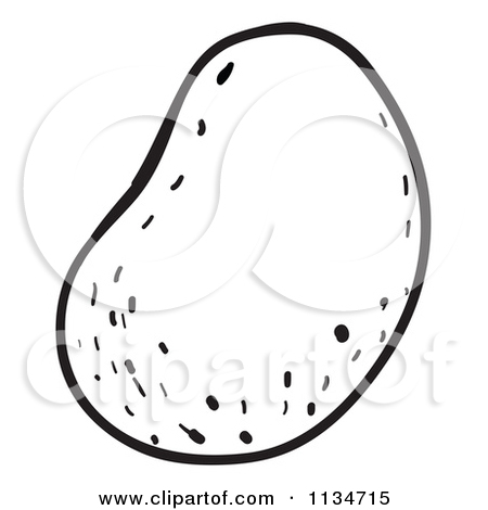 450x470 Potato Clipart Black And White