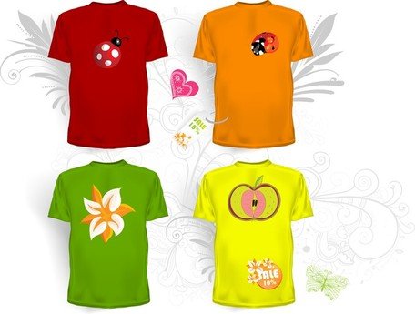 456x345 Free Clothes Templates 05 Clipart And Vector Graphics