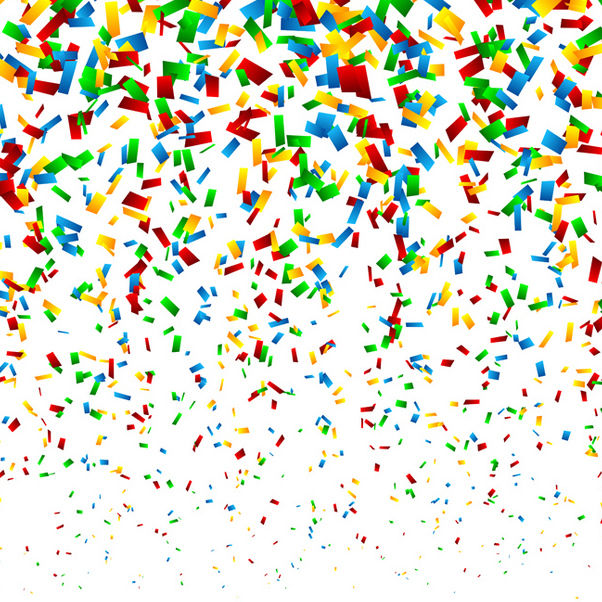 602x602 Confetti Background Free Vector Download 340719 Cannypic