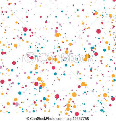 450x470 Illustration Of Colorful Vector Confetti Effect On White