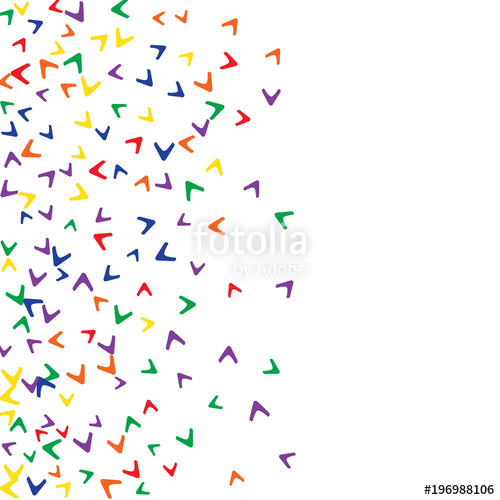 500x500 Vector Confetti Background Pattern. Element Of Design. Colorful