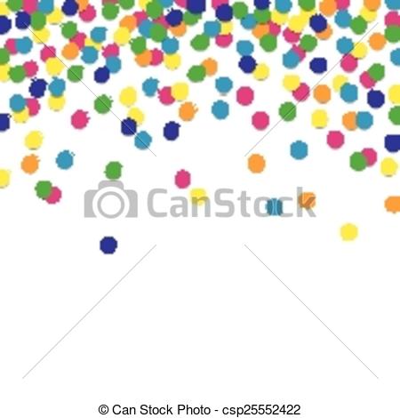 450x470 Vector Confetti Background. Vector Illustration Of A... Vector