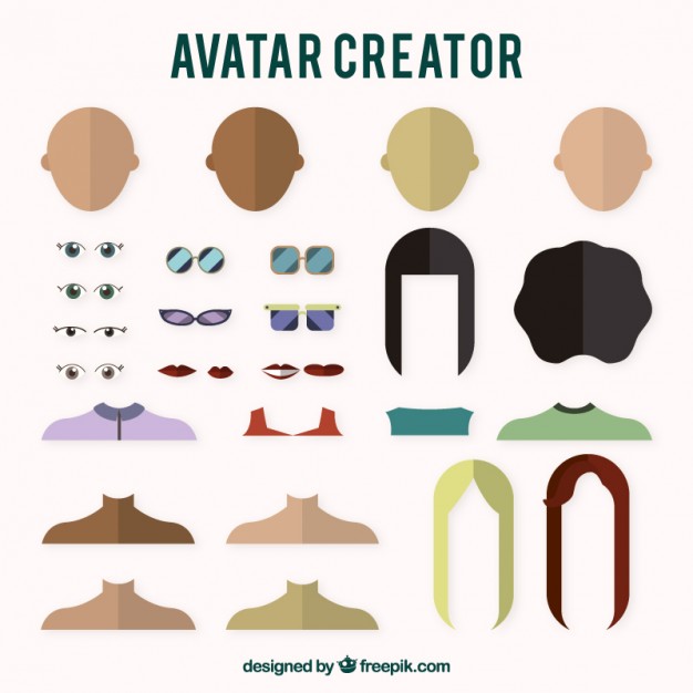 626x626 Girls Avatar Creator Vector Free Download